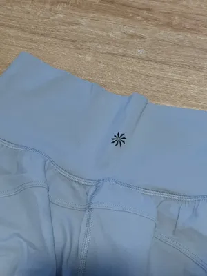 Athleta Light Blue Salutation Joggers thumbnail 6