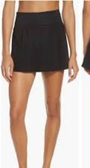 Spanx get Moving Black Pleated Tennis Skort Size Extra Small NWOT‎ thumbnail 1