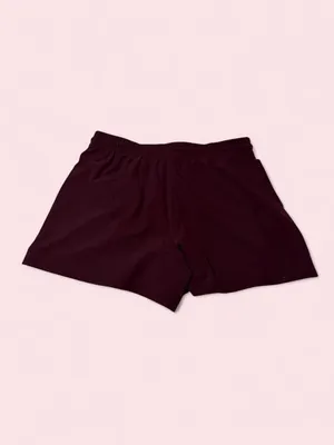Lou & Grey Maroon Athletic Shorts with Pinkish purple Drawstring thumbnail 2