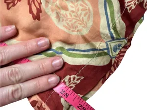 ✨🍍 FARM Rio x Anthropologie Pineapple Satin Wide Leg Pants Size‎ Medium 🍍✨ thumbnail 6