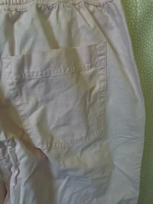 Jones New York Women’s Vintage Light Pink 100% Cotton Pants Size Large thumbnail 7