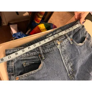 Old Navy Extra High Rise Wide Leg Denim Secret Pockets Jeans Size 12 thumbnail 12