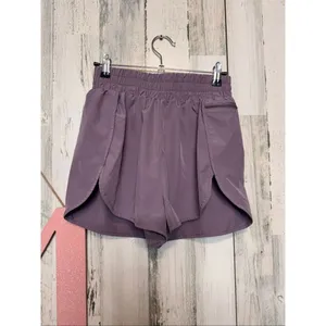 Y2K Romeo + Juliet Mauve Purple Athletic Shorts Skort Style Elastic Waist Size M thumbnail 2
