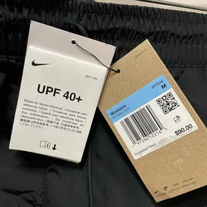 NWT Nike Windrunner High Waisted Woven Women's Black Wide Leg Pants Size M thumbnail 11