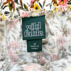 Wild‎ Fable Ruffled Shorts Womens Medium Cottagecore Floral Boho Feminine Dainty thumbnail 6