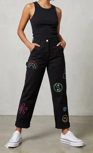 PacSun 90s Boyfriend Carpenter Jeans thumbnail 1