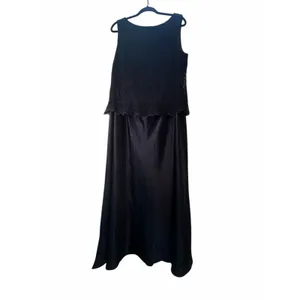 Navy Sparkle and Satin Gown - Size 20W thumbnail 11