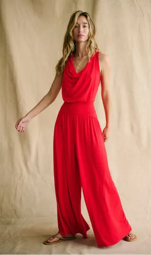 Free People Free-est Royale One-Piece Size L NWT Red Scarlet thumbnail 1