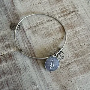 Alex and Ani Bracelet - “A” and beaded bracelet thumbnail 1