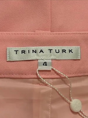 Trina Turk Solar Shorts Skort Pink Icing NWT Size 4 Retails $188 thumbnail 7