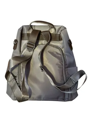 Womens Travel Beige Gray Backpack New thumbnail 2