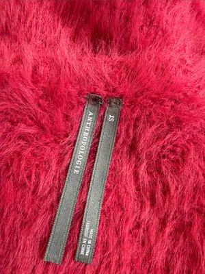 ANTHROPOLOGIE fuzzy cropped tank thumbnail 5