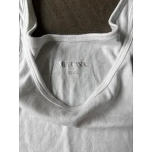 Merona Women's White Tank Top Size Medium‎ thumbnail 4