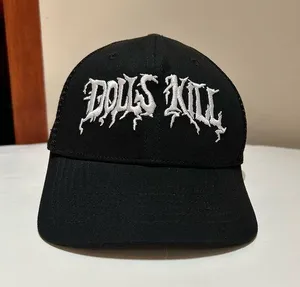 Dolls Kill Embroidered Snapback Trucker Cap thumbnail 1