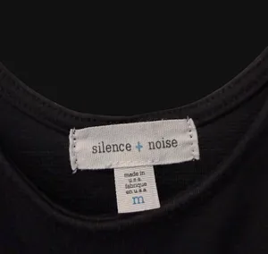Silence + Noise Mini dress with gold buttons thumbnail 2