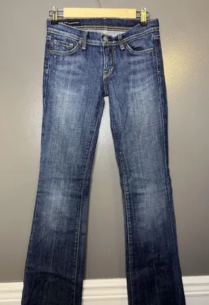 Citizens Of Humanity Kelly 183 Low Rise Bootcut Jeans Womens 25 Blue Denim thumbnail 1