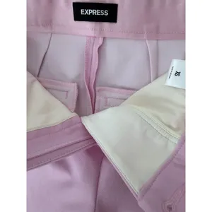 Express Women's High-Waisted Straight Leg Dress Pants Pink Lilac NWOT thumbnail 8
