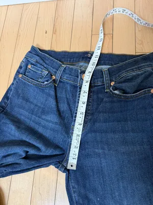 7 For All Mankind Dark Denim Ankle Gwenevere Jeans Size 28 thumbnail 5