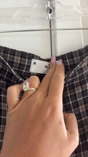 Hollister Ultra High-Rise Pants Plaid thumbnail 5