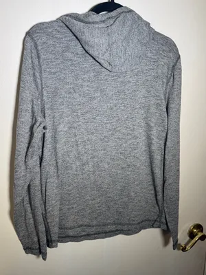 Abercrombie & Fitch Women's Small Gray Hooded Pullover Sweatshirt thumbnail 7