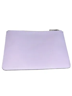 Kate Spade New York Lavender Lilac Saffiano Zip Pouch Clutch NWOT thumbnail 3
