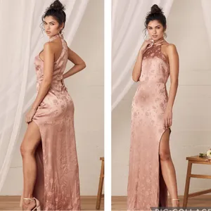 LULUS Red‎ Carpet Ready Jacquard Maxi Dress thumbnail 2
