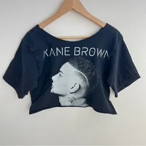 Kane Brown Live Forever Tour Off the Shoulder Cropped Tee thumbnail 5