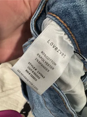 Vervet Boyfriend Jean Blue Distressed Straight Jeans thumbnail 5