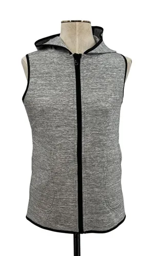 Lululemon Insculpt‎ Reversible Hooded Vest Gray Black Athletic Running Size 6 thumbnail 1
