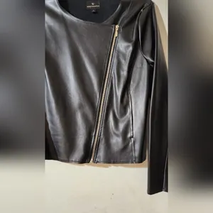 Worthington Black faux leather jacket thumbnail 4