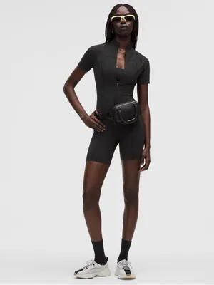 NWT Lululemon x SLNSH Collection Leather Alt. Top-Handle Mini Belt Bag - Black thumbnail 5