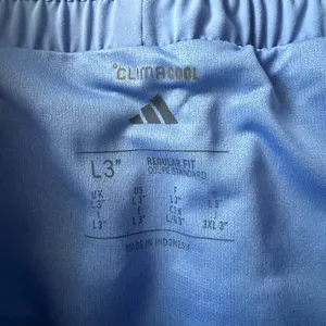 adidas women's L ClimaCool Racer Pacer 3" inseam training shorts blue fusion thumbnail 7