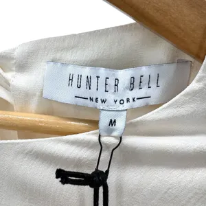 Hunter Bell Bennett Puff Sleeve Maxi Dress‎ Cream Cottagecore NWT M thumbnail 6