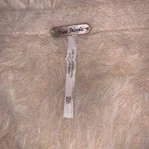 Free People Faux eyelash Fur Open Front Cardigan in Almond XS boho thumbnail 6