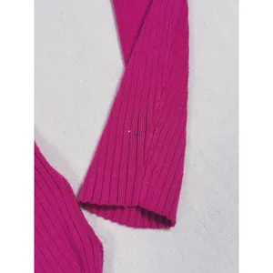 Abercrombie & Fitch Ribbed Cardigan Sweater Size XS Fuchsia Pink Preppy Y2K thumbnail 7