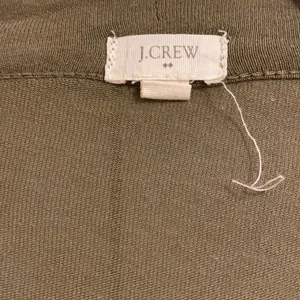 J Crew Factory Army Green Open Cardigan Top thumbnail 3