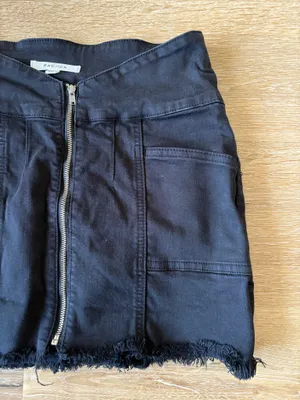 PacSun Denim Black Mini Skirt thumbnail 2