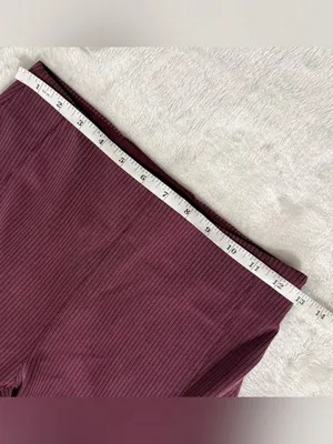 Lululemon Ribbed Softstreme Flared Pant Garnet Size 4 thumbnail 11