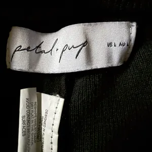 Petal and Pup Black Track Pants White Stripe Wide Leg Size Large Gorpcore Grunge thumbnail 7