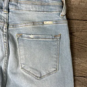 KanCan Light Wash Distressed Ankle Jeans Blue Size undefined thumbnail 9