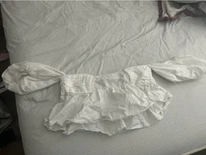 ZARA Top Crop White thumbnail 2