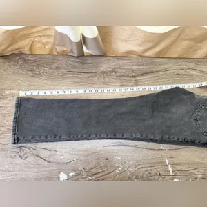 We The Free Jeans Sz 26‎ Black Faded Low Maintenance Mid Rise Crop Boot thumbnail 5
