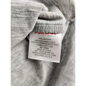 NWT Diamond Supply Co. Women's Logo Shirt Top Skateboarding Life Gray Sz‎ Large thumbnail 4