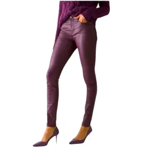 American Eagle Purple Coated High Rise Jeggings Size 8 Y2K Grunge thumbnail 2