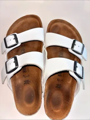 Birkenstock Arizona White Sandals thumbnail 4