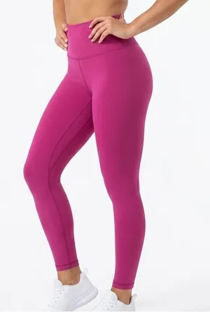 HeyNuts High Waisted Leggings‎ Women’s XS Pink Athletic Yoga Pants thumbnail 1