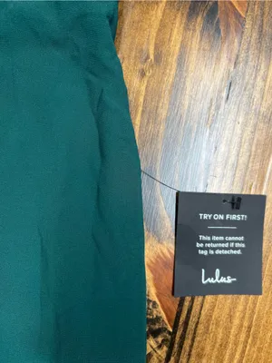 Lulus Revel in the Moment Emerald Green One-Shoulder Maxi Dress Size Large NWT thumbnail 9