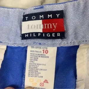 Tommy Hilfiger Vintage 100% Cotton Womens Blue Shorts size 10 90s retro thumbnail 2