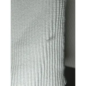 Quince White Cropped Halter Ribbed Knit Sleeveless Tank Top Women’s Size Large thumbnail 8