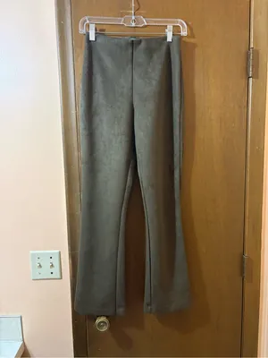 Tuckernuck Deep Olive Vegan Suede Ashford Pants thumbnail 2